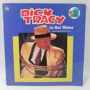 VTG Dick Tracy In Hot Water An Episode From The Movie Golden Look Look Book 1990